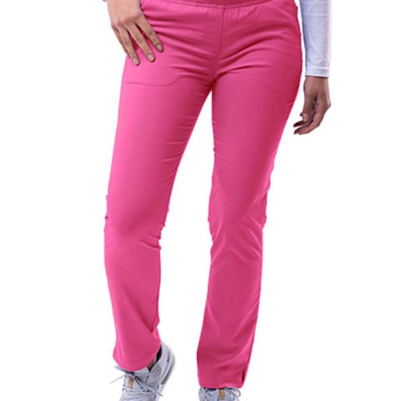 NWT Adar Fruit Punch Pro Scrub Slip Tapered Leg Pants Scrubs XXS - Picture 1 of 3